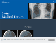 Tablet Screenshot of medicalforum.ch